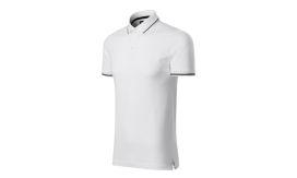 Perfection plain, Tricou polo pentru bărbaţi, alb