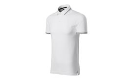 Perfection plain, Tricou polo pentru bărbaţi, alb
