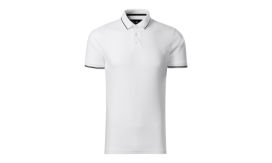 Perfection plain, Tricou polo pentru bărbaţi, alb