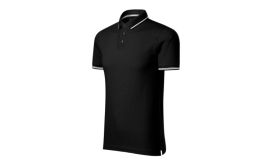 Perfection plain, Tricou polo pentru bărbaţi, negru