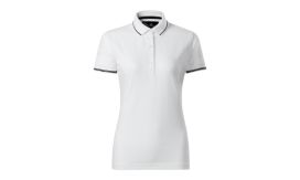 Perfection plain, Tricou polo pentru damă, alb