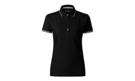 Perfection plain, Tricou polo pentru damă, negru