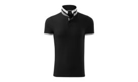 Collar Up, Tricou polo pentru bărbaţi, negru