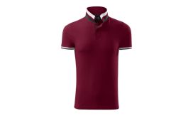 Collar Up, Tricou polo pentru bărbaţi, garnet