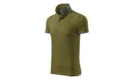 Collar Up, Tricou polo pentru bărbaţi, avocado green