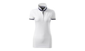 Collar Up, Tricou polo pentru damă, alb