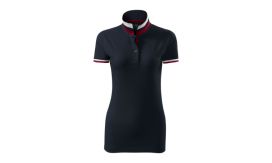 Collar Up, Tricou polo pentru damă, dark navy