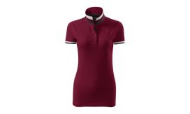 Collar Up, Tricou polo pentru damă, garnet
