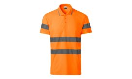 HV Runway, Tricou polo unisex, portocaliu reflectorizant