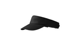 Sunvisor, Şapcă unisex, negru, reglabilă