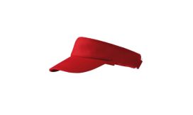 Sunvisor, Şapcă unisex, roşu, reglabilă