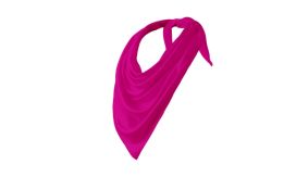 Relax, Eşarfă unisex/pentru copii, roz neon, uni