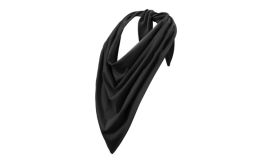 Fancy, Eşarfă unisex/pentru copii, negru, uni