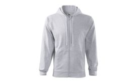 Trendy Zipper, Hanorac pentru bărbaţi, gri deschis