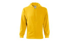 Trendy Zipper, Hanorac pentru bărbaţi, galben