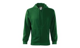Trendy Zipper, Hanorac pentru bărbaţi, verde sticlă