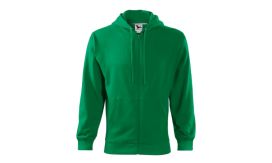 Trendy Zipper, Hanorac pentru bărbaţi, verde mediu