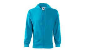 Trendy Zipper, Hanorac pentru bărbaţi, turcoaz