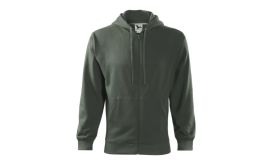 Trendy Zipper, Hanorac pentru bărbaţi, gri ardezie