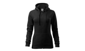 Trendy Zipper, Hanorac pentru damă, negru