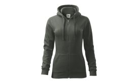 Trendy Zipper, Hanorac pentru damă, gri ardezie