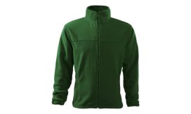 Jacket, Jachetă fleece pentru bărbaţi, verde sticlă