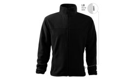 Jacket, Jachetă fleece pentru bărbaţi, negru 01 (brand label)