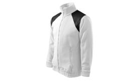 Jacket Hi-Q, Jachetă fleece unisex, alb