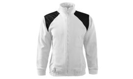 Jacket Hi-Q, Jachetă fleece unisex, alb