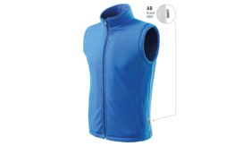 Next, Fleece vestă unisex, albastru azuriu 14 (brand label)