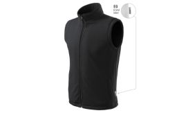 Next, Fleece vestă unisex, ebony gray 94 (brand label)