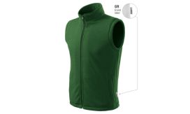 Next, Fleece vestă unisex, verde sticlă 06 (brand label)