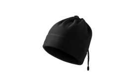 Practic, Fleece căciulă unisex, negru, uni