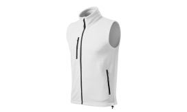 Exit, Fleece vestă unisex, alb