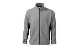 Frosty, Jachetă fleece pentru bărbaţi, gri cenuşiu