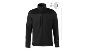 Effect, Jachetă fleece unisex, negru 01 (brand label)