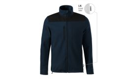 Effect, Jachetă fleece unisex, albastru marin 02 (brand label)