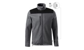 Effect, Jachetă fleece unisex, gri metalic 36 (brand label)