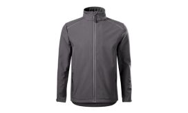 Valley, Jachetă softshell pentru bărbaţi, gri metalic