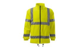 HV Fleece Jacket, Jachetă fleece unisex, galben reflectorizat