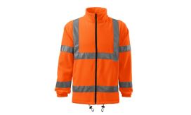 HV Fleece Jacket, Jachetă fleece unisex, portocaliu reflectorizant
