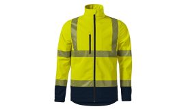 HV Drop, Jachetă softshell unisex, galben reflectorizat