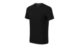Action V-neck, Tricou pentru bărbaţi, negru