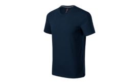 Action V-neck, Tricou pentru bărbaţi, albastru marin