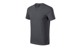 Action V-neck, Tricou pentru bărbaţi, antracit deschis
