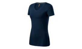 Action V-neck, Tricou pentru damă, albastru marin