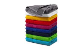 Terry Towel, Prosop mic unisex, albastru marin, 50 x 100 cm