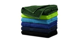 Terry Bath Towel, Prosop de baie unisex, negru, 70 x 140 cm