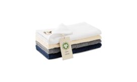 Organic (GOTS), Prosop mic de mâini unisex, albastru marin, 30 x 50 cm