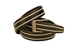 Tessa, curea din piele, negru